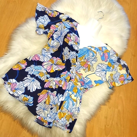 Coco Bianco Floral Print  Blouse - Picture 10 of 13